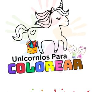 Uicornio para colorear