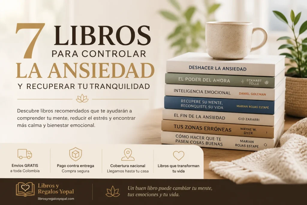 7 libros para controlar la ansidad